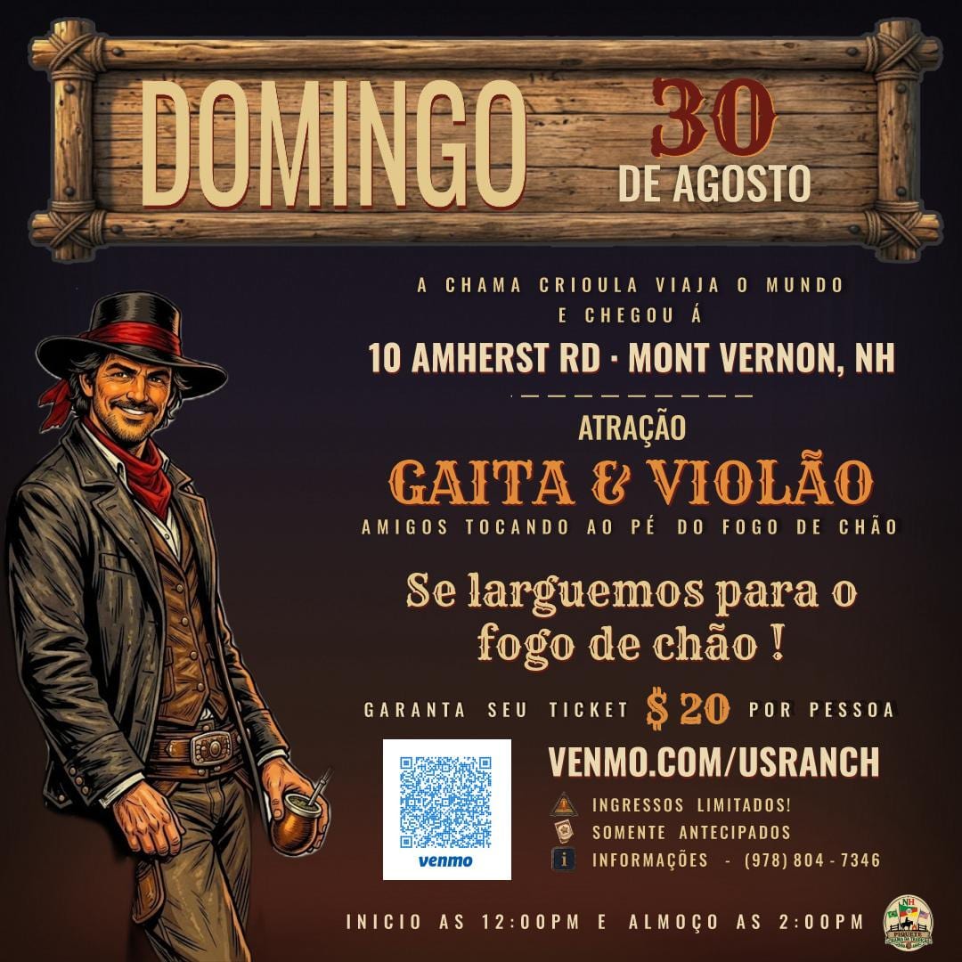 Festival Gaúcho Norte-Americano: Chegada da Chama Crioula acontece neste domingo em New Hampshire