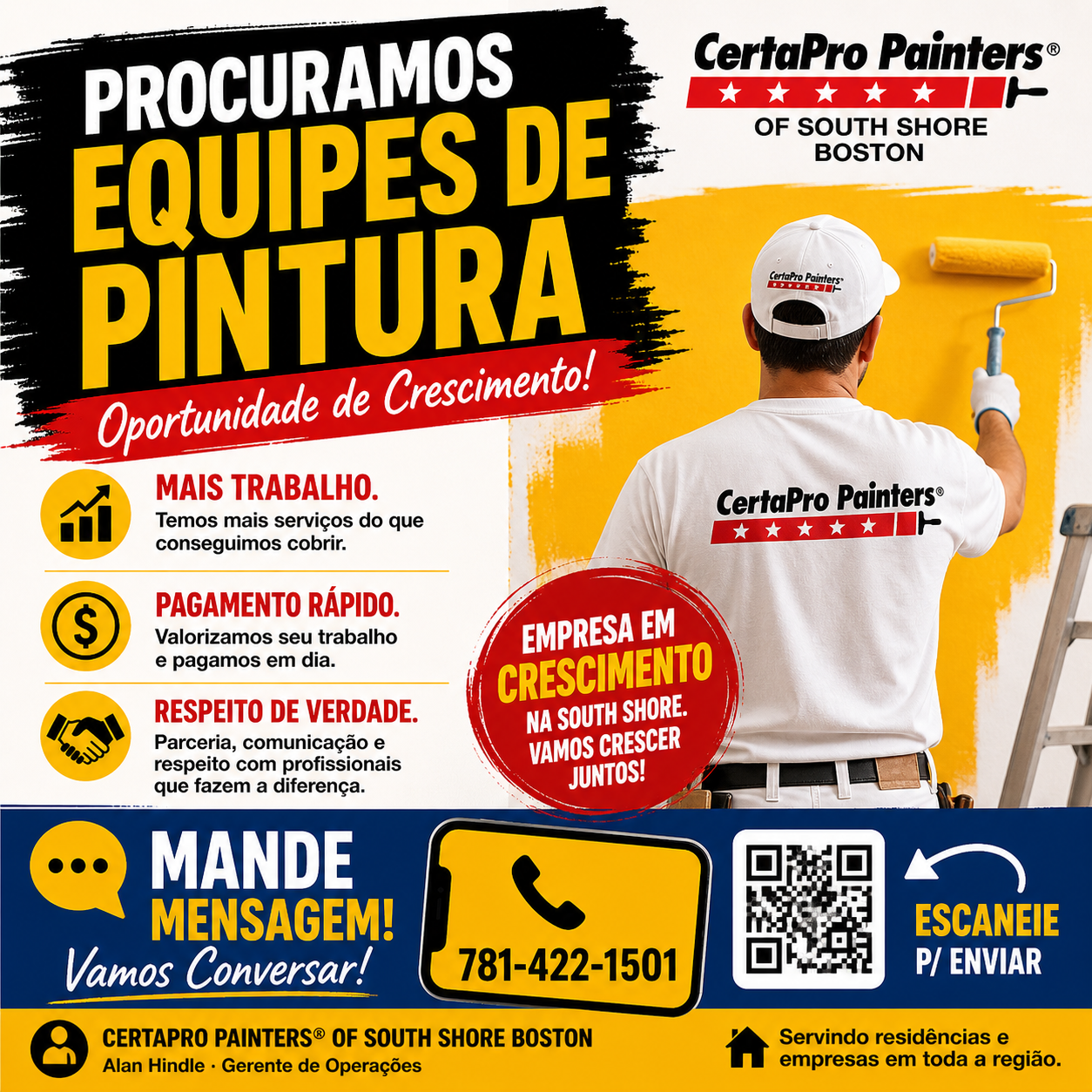 CertaPro Painters Expande Operações na South Shore de Boston e Busca Equipes de Pintura
