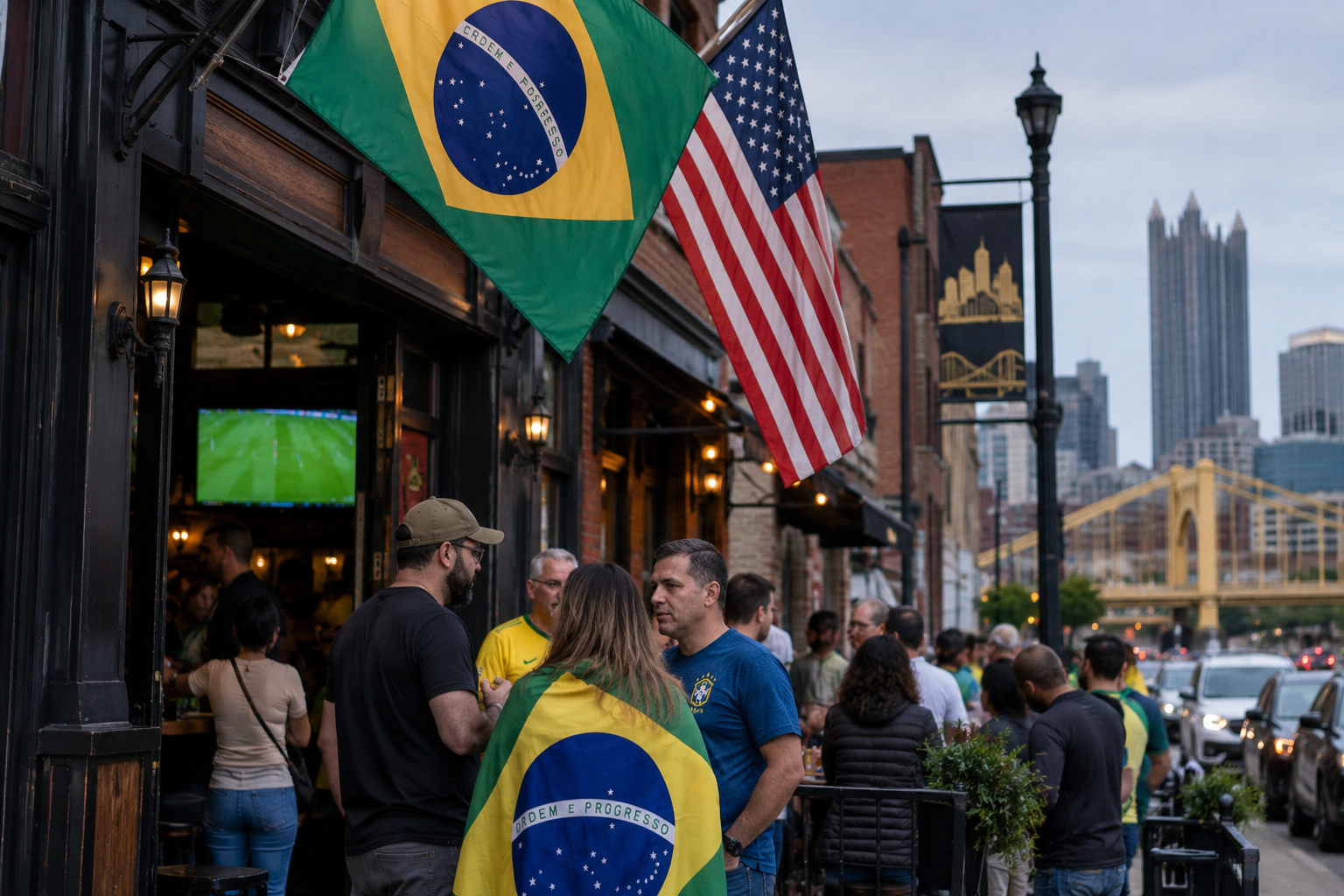 Comunidade brasileira cresce até 80% na região de Pittsburgh (PA) e transforma bairros com cultura e tradições