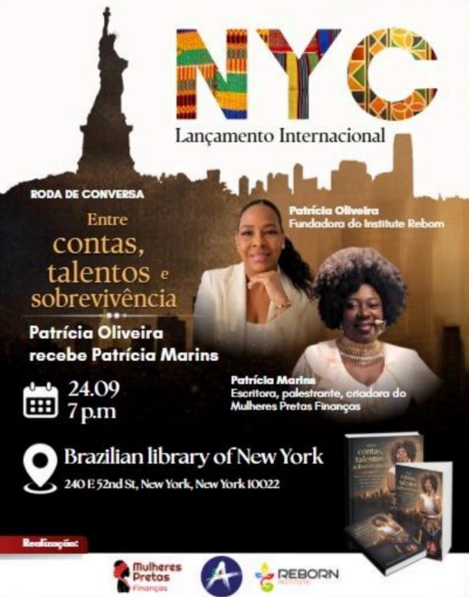 Coluna Arilda Costa: Patrícia Marins lança livro sobre finanças e protagonismo de mulheres negras e leva debate para Bra