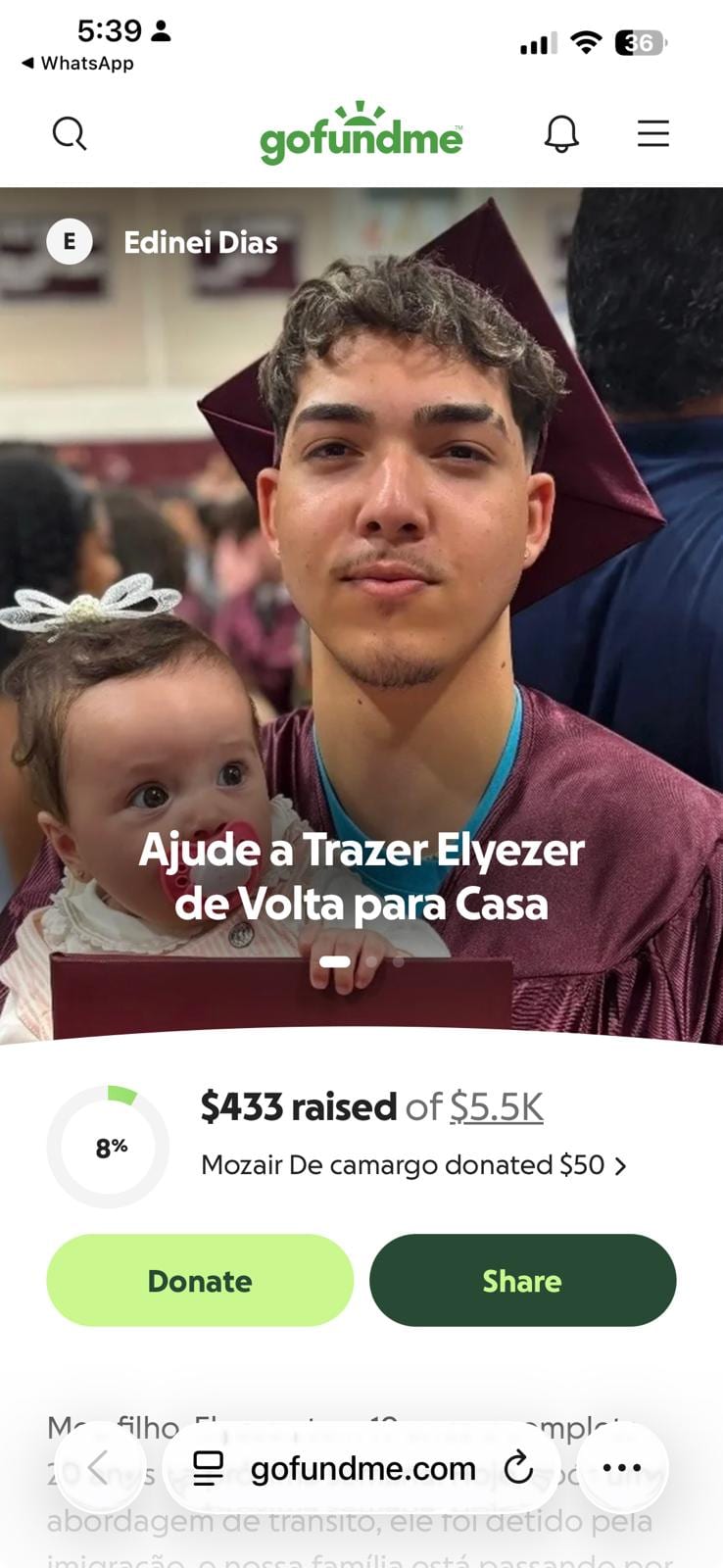 Jovem brasileiro é detido pelo ICE em Massachusetts; família promove sorteio para custear defesa