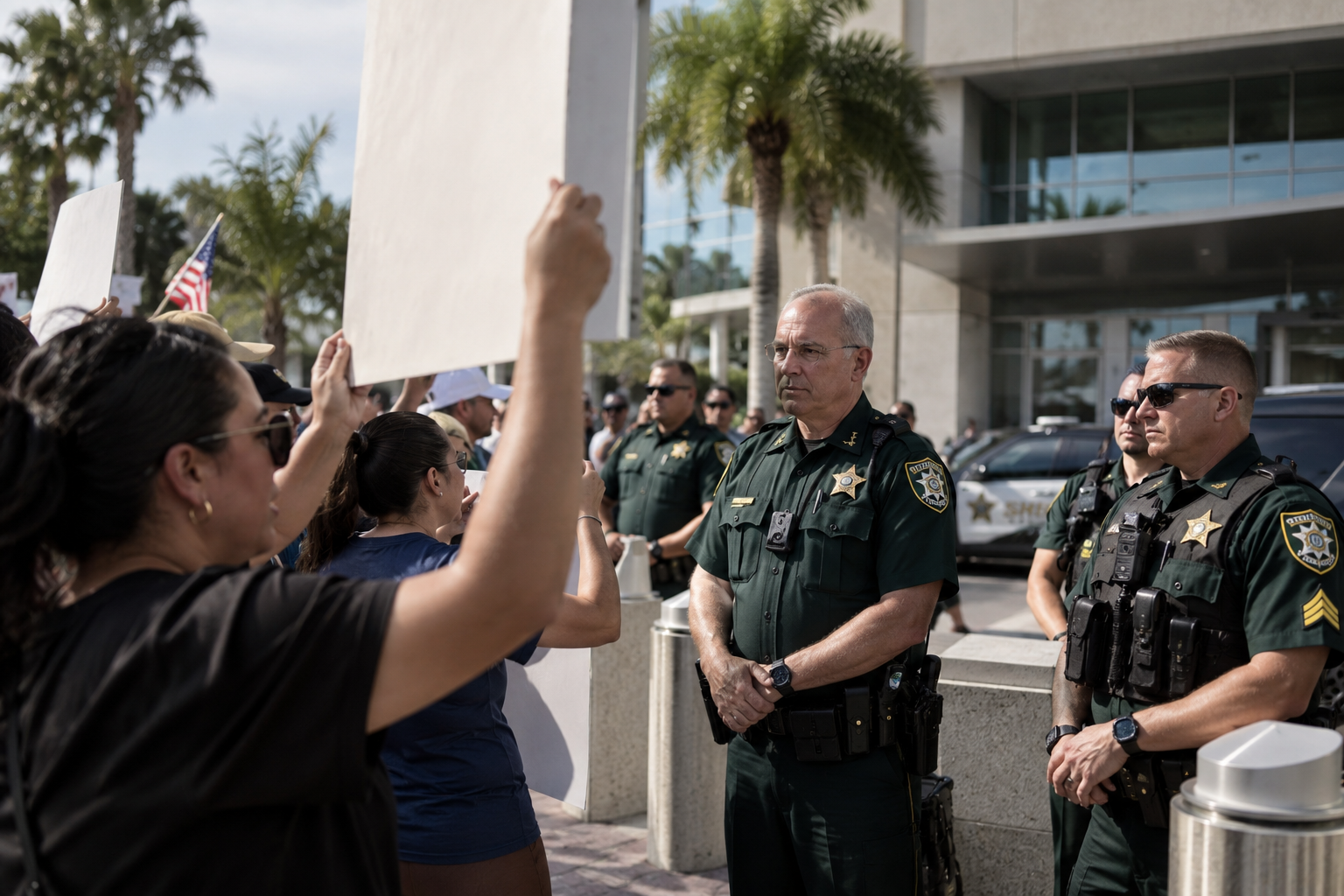 Ativistas pressionam xerife da Flórida a encerrar parceria com ICE no Condado de Pinellas
