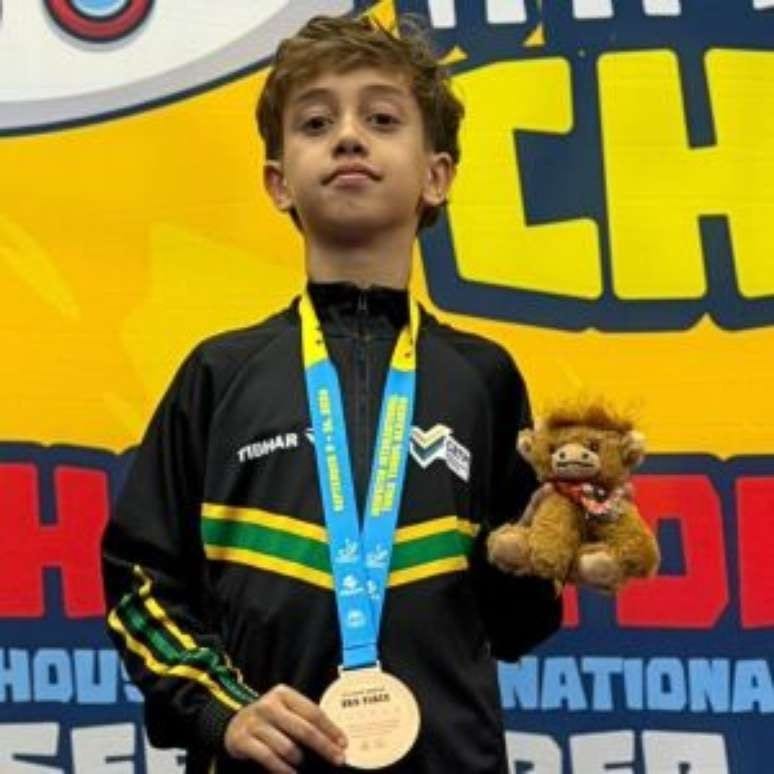 Jovem pernambucano conquista bronze no Pan-Americano de tênis de mesa no Texas