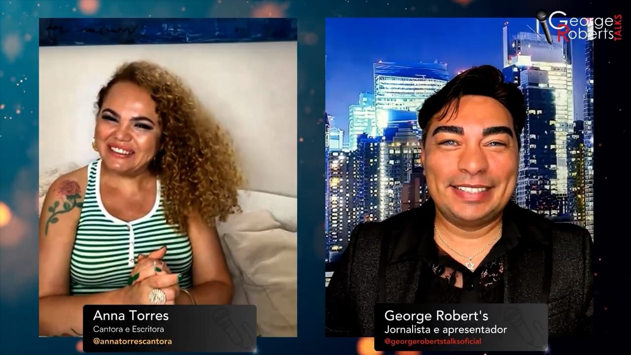 Anna Torres compartilha trajetória de arte e inclusão em entrevista especial no George Robert’s Talks