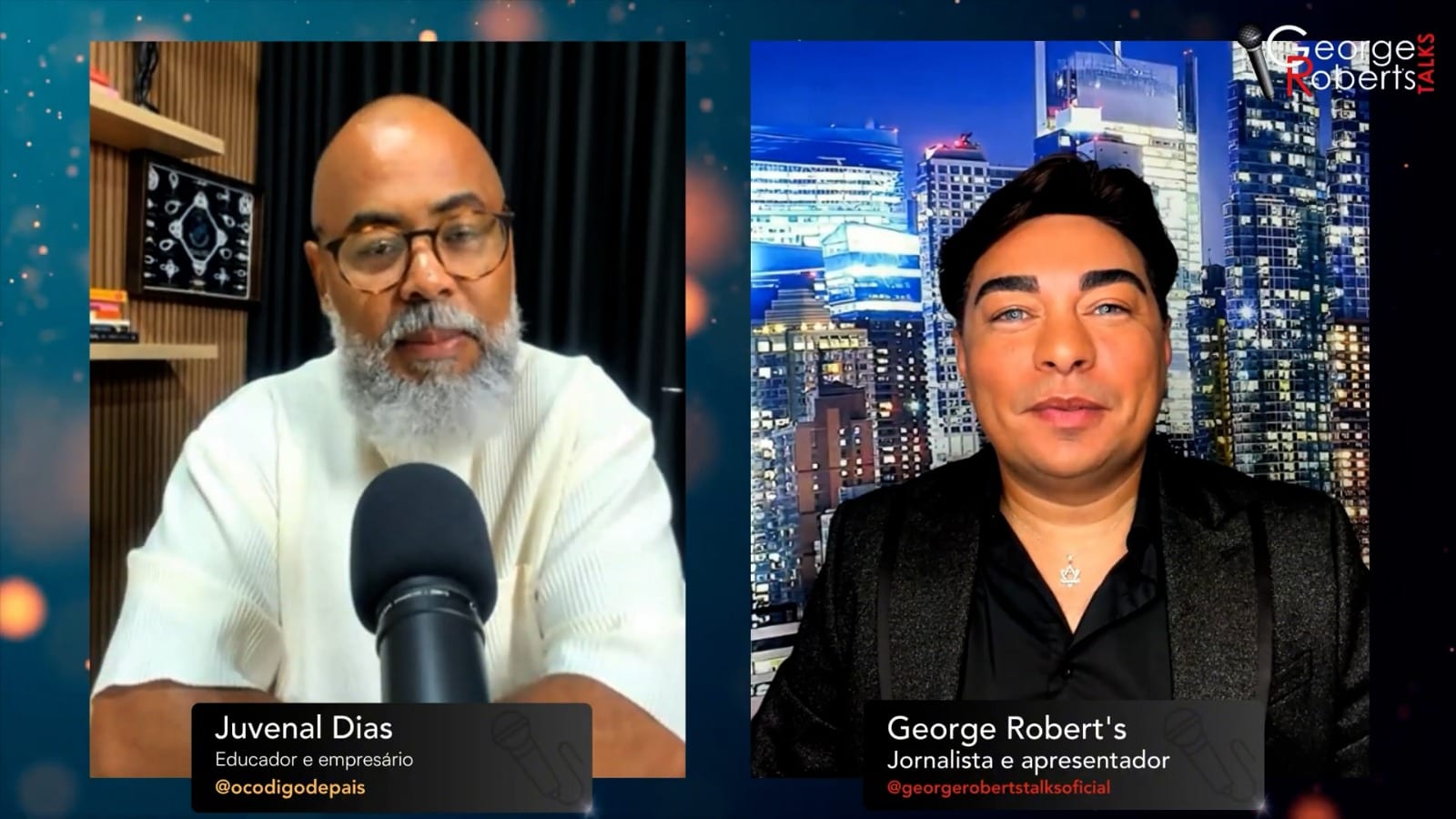 A Arte de Educar com Propósito: Juvenal Dias Traz Reflexões sobre o Projeto O Código de Pais no Programa George Robert's