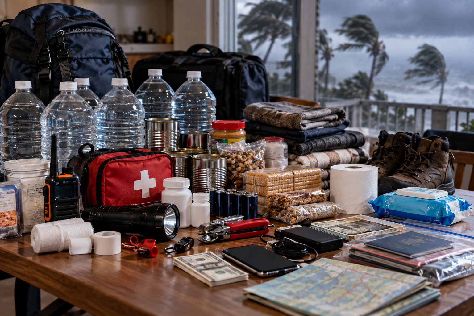 Carolina do Sul orienta moradores a preparar kits de emergência diante da ameaça de furacão