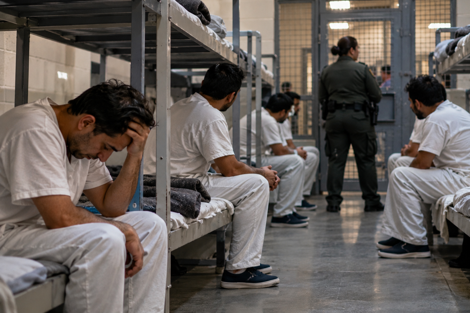 Imigrantes iniciam greve de fome em centro de detenção do ICE no Texas contra detenções prolongadas