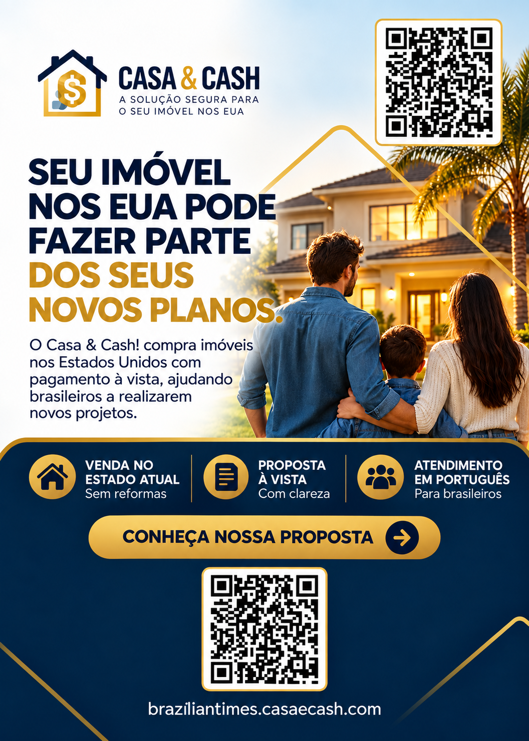Casa É Cash: alternativa rápida para brasileiros que desejam vender imóveis nos EUA