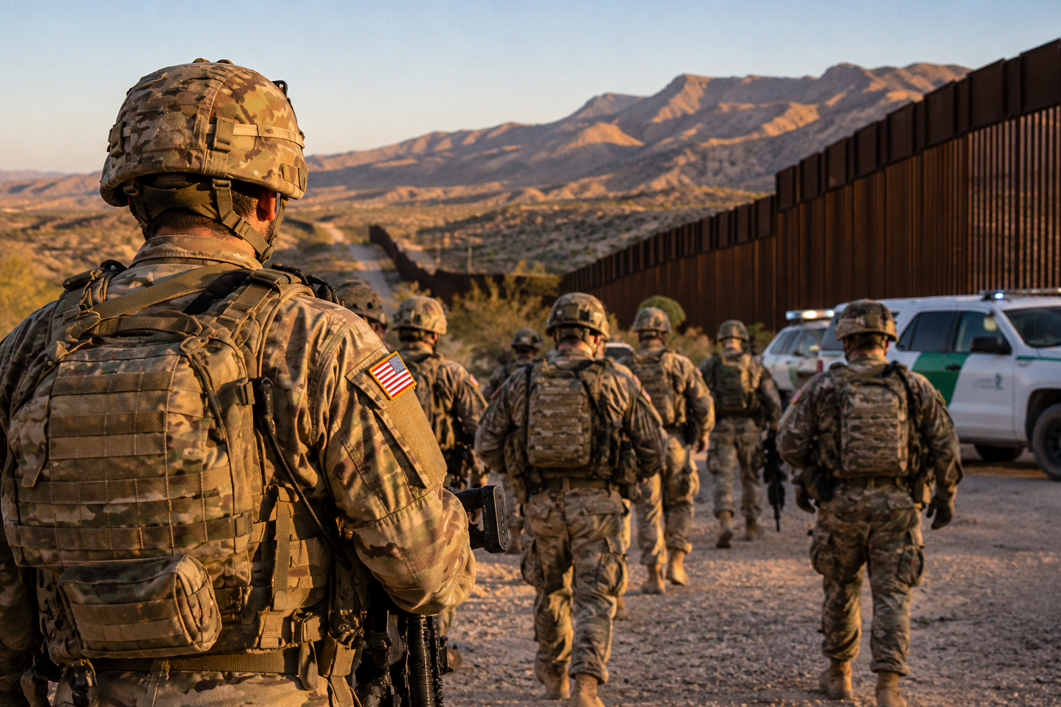 Guarda Nacional de Indiana envia 125 militares ao Texas para reforçar operações de fiscalização na fronteira com o Méxic