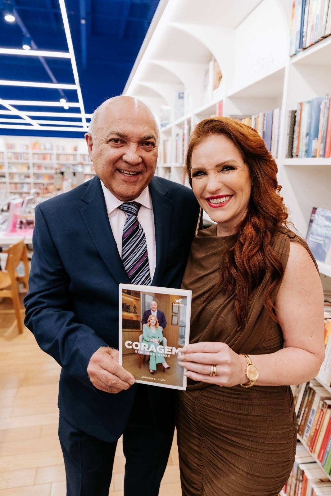 Cleidson Silva e Eliana Pazzini Silva celebram trajetória de superação com lançamento de livro nos Estados Unidos durant
