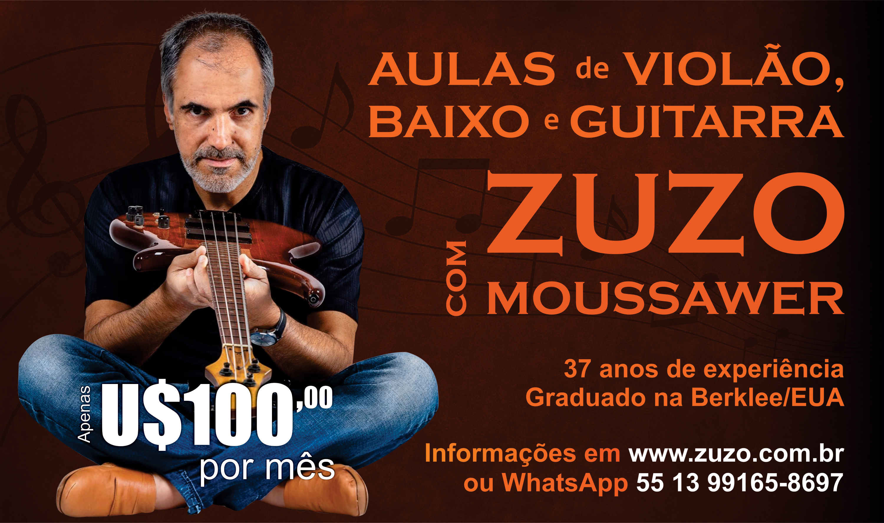 AULAS DE VIOLÃO BAIXO e GUITARRA