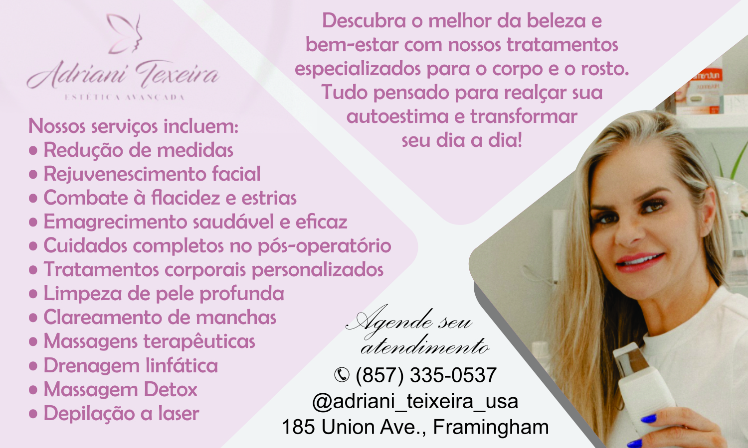 Adriani Teixeira Estética Cuidando de você por completo!