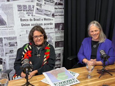 Rosangela Rennó e Kristen Gresh