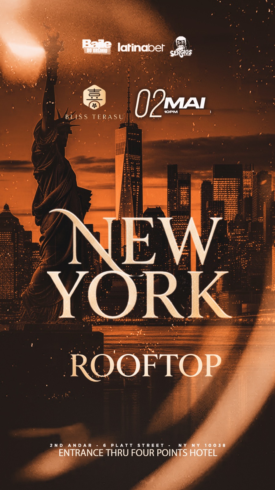 New York Rooftop Promete Noite Exclusiva Com Vista Icônica De