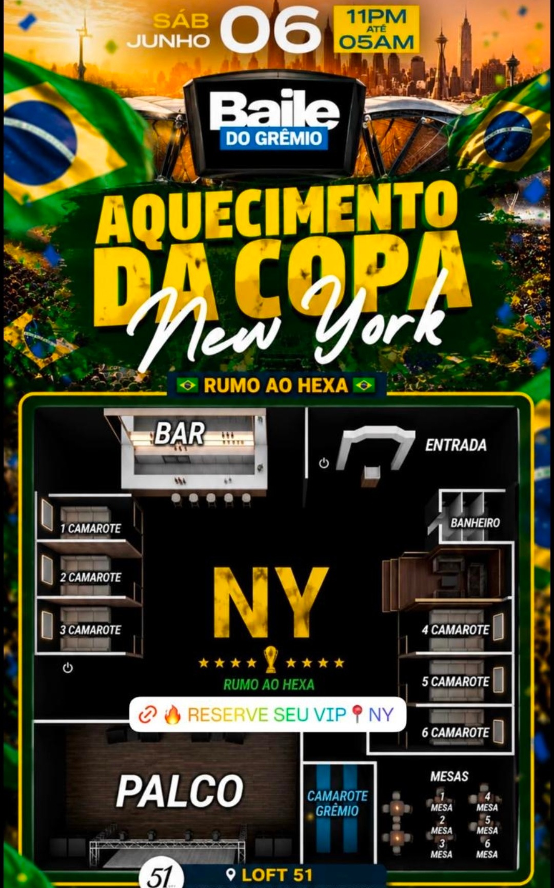 Comunidade brasileira em Nova York se prepara para grande festa de aquecimento da Copa do Mundo